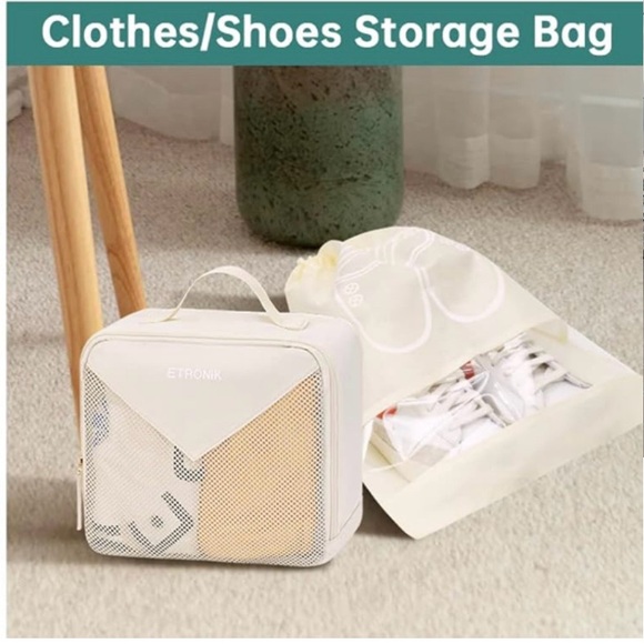 Etro Beige Quilted Travel Bag - Picture 8 of 9